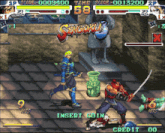 a video game with a score of 58 hits and a credit of 00