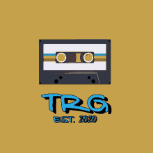 a cassette tape with the words trg est 2020 on the bottom