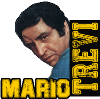 a poster of a man with the name mario written on it