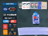 a screenshot of a game called small blind with a score of 3.066e48
