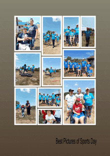 a collage of photos with the words best pictures of sports day on the bottom