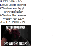 a screenshot of a discord s-x hack with a picture of a man