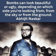 a picture of a man with a quote from abhijit naskar