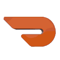 an orange letter g on a white background with a shadow