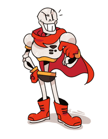 a cartoon drawing of a skeleton wearing a cape and boots