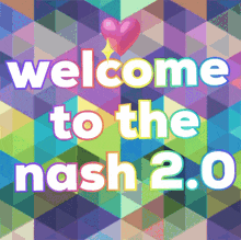 a colorful poster that says welcome to the hash 2.0