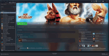 a game called age of mythology is displayed on a computer screen