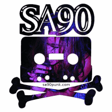 a picture of a person holding a microphone with the words sa90punk.com below it