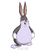 a cartoon bunny with the words gog 26 on the bottom right