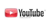 a youtube logo that says broadcast yourself