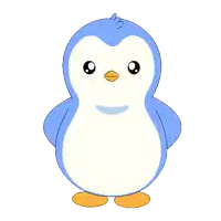 a penguin is holding a piece of paper that says 100 % outstanding on it