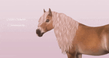 a picture of a horse with the words star stable community on the bottom right