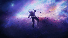 a picture of an astronaut in space with the words lost in mind