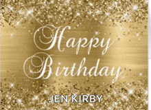 a happy birthday card for jen kirby