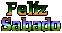 a colorful sign that says feliz sabado in spanish