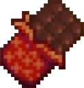 a pixel art drawing of a piece of meat .