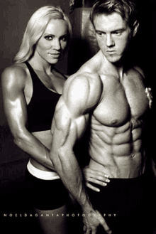 a black and white photo of a man and a woman taken by noel daganta photography