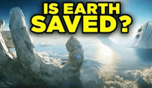 a poster asking if earth is saved