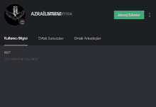 a screenshot of a user 's profile with azrail written on it