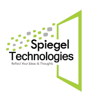 a logo for spiegel technologies that reflects your ideas and thoughts