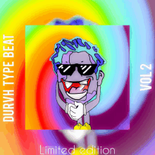 a colorful cover for durvh type beat vol 2 limited edition