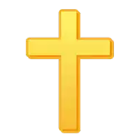 Goldencross Sticker