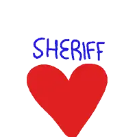 a red heart with the words inocente written on it