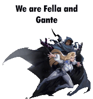 a poster that says we are fella and gante