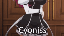 a picture of a girl with the name cyoniss