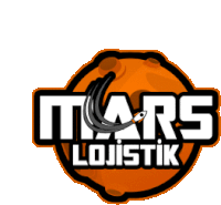 a logo for mars logistics with a snake on the planet