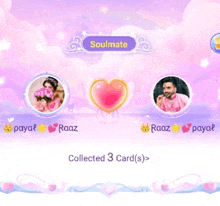 a screenshot of a game that says soulmate on it