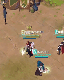a screenshot of a video game with zeldaxlegacy and string among others