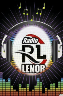 a poster for radio rl lenor with headphones on it