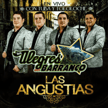 a group of men standing next to each other with the words " las angustias " on the bottom