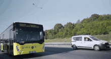 a yellow bus with the number 500 on the front