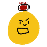 a drawing of a smiley face with the word danger written above it