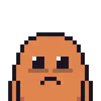 a pixel art of a face with the words i can 't take it below it