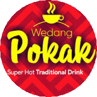 wedang pokak super hot traditional drink logo