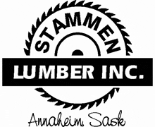 a black and white logo for stammen lumber inc