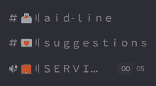 a black background with the words # laid-line # suggestions and # servi on it