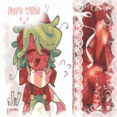 a drawing of a girl with the words " fae 's wife " on the bottom
