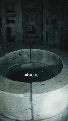 a well with the word lubagang written on it
