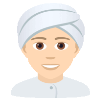 a cartoon illustration of a man wearing a turban