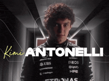 a picture of a man with the name antonelli on it