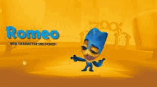 a cartoon character named romeo is a new character in a video game .