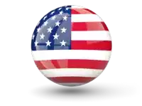 an american flag in the shape of a ball