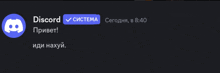 a screenshot of a discord app with a russian language