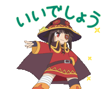 a cartoon of a girl wearing a red cape and a hat with the word lili in green letters