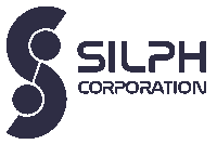 a logo for silph corporation with a s and a circle