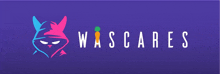 a logo for wascares with a cat and carrot